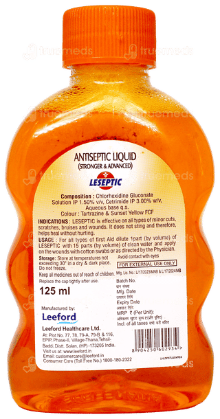 Leseptic Antiseptic Liquid 125Ml